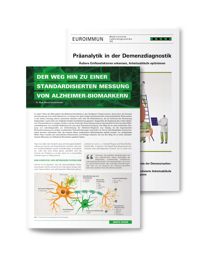 Präanalytik in der Demenzdiagnostik Broschüre und Whitepaper